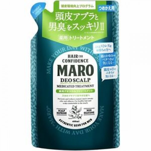 STORIA MARO - 男士用 藥用無矽配方除臭淨油防脫護髮素 400ml 補充裝 163-0796